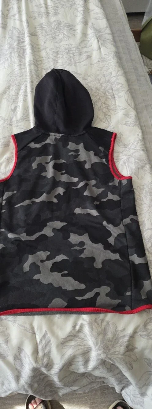 Old Navy Black Jacket with Red Trim